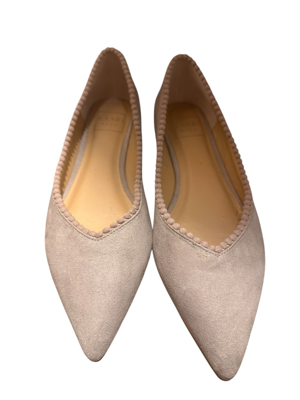 Ballet Flats in Light Taupe by Kari Blue